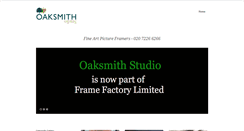 Desktop Screenshot of oaksmithstudio.co.uk