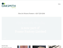 Tablet Screenshot of oaksmithstudio.co.uk